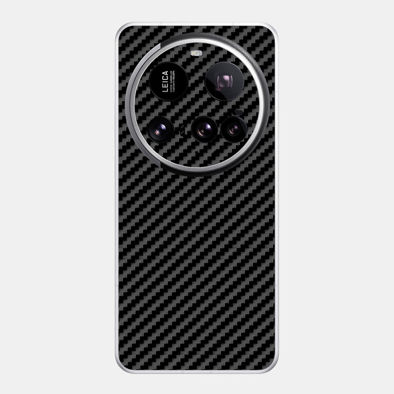 Carbon Fibre Black Glass Back