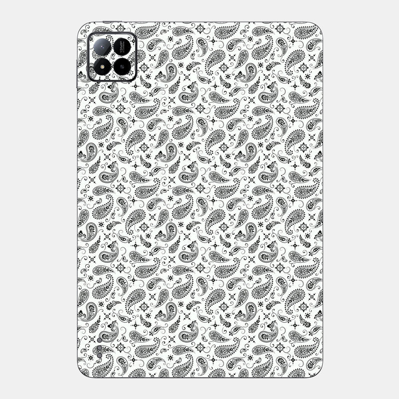 White Paisley Full Body