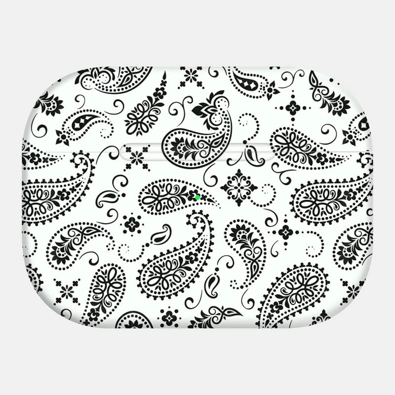 White Paisley Full Body