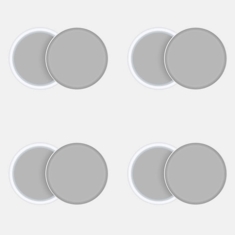 Grey Pack of 4
