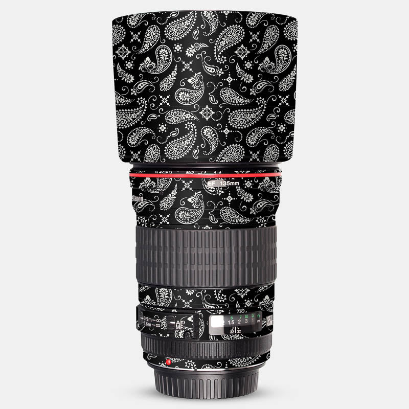 Black Paisley Full Body