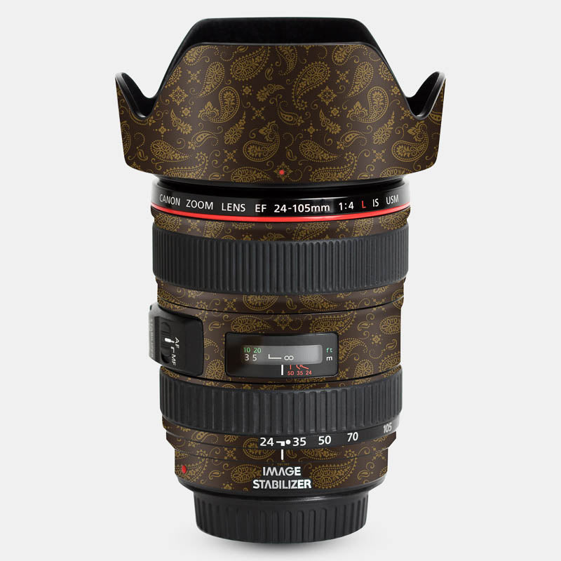 Brown Paisley Full Body