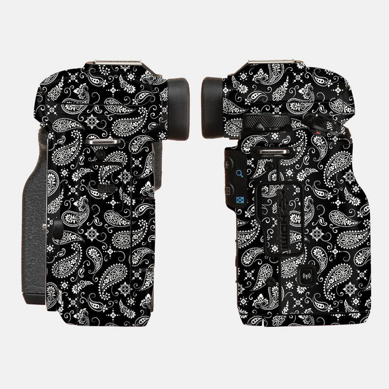 Black Paisley Full Body