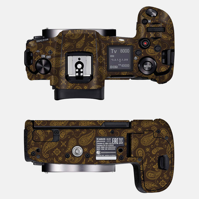 Brown Paisley Full Body