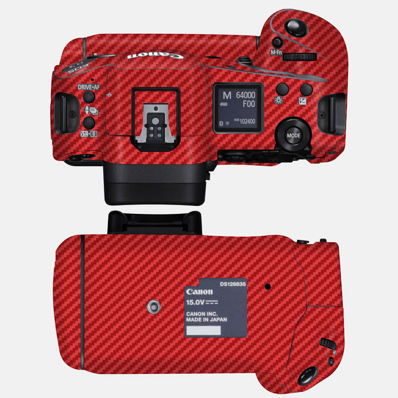 Carbon Fibre Red Full Body