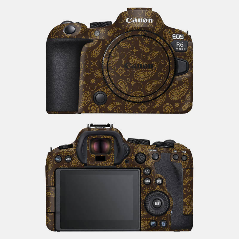 Brown Paisley Full Body