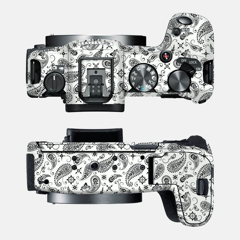 White Paisley Full Body