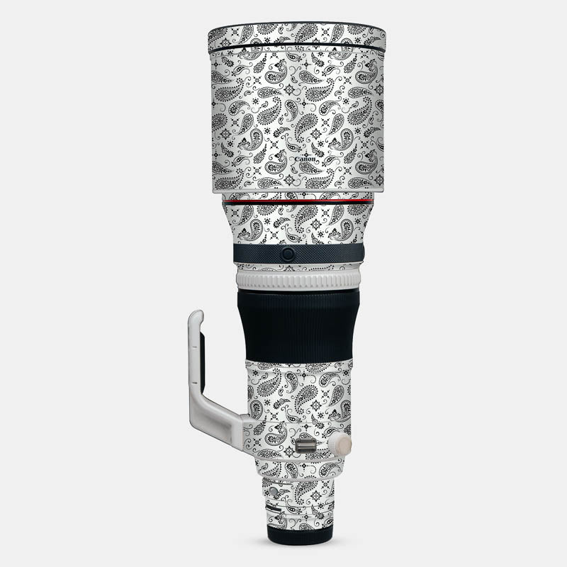 White Paisley Full Body