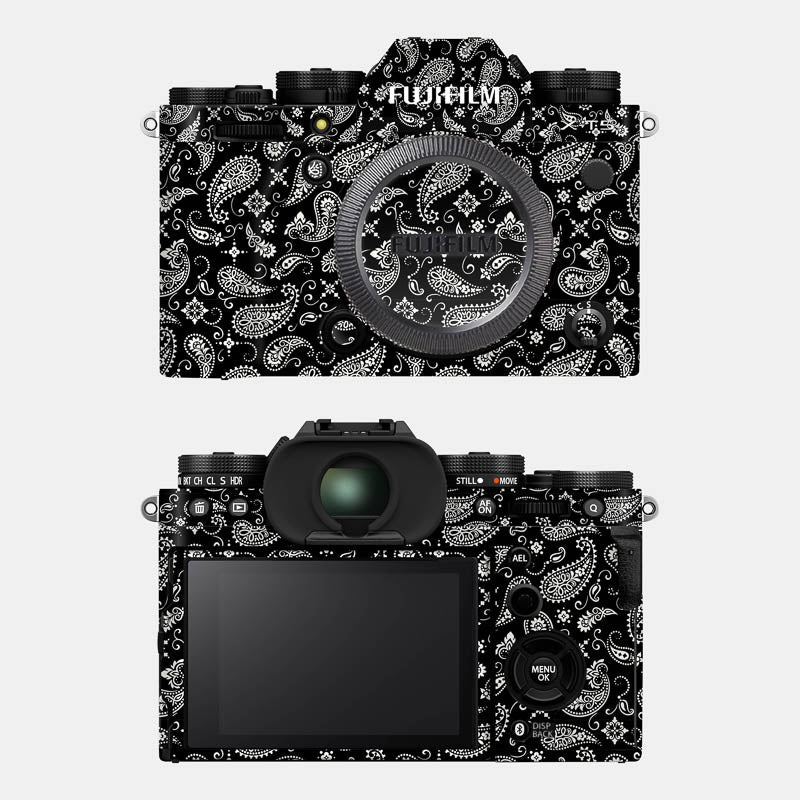 Black Paisley Full Body