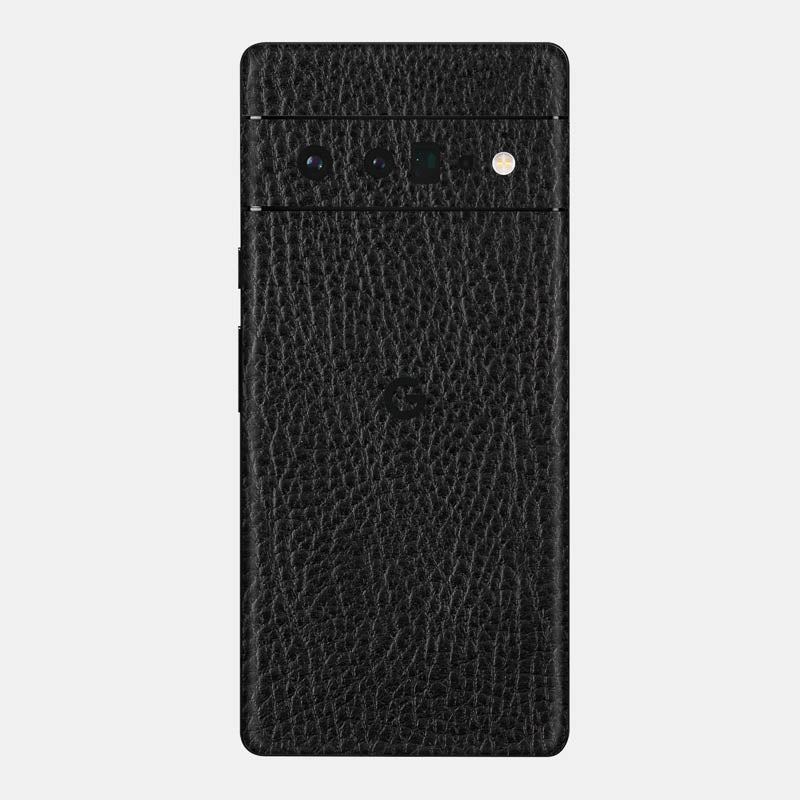 Black Leather Glass Back