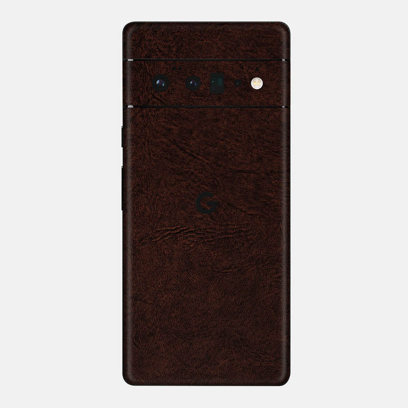 Brown Leather Glass Back
