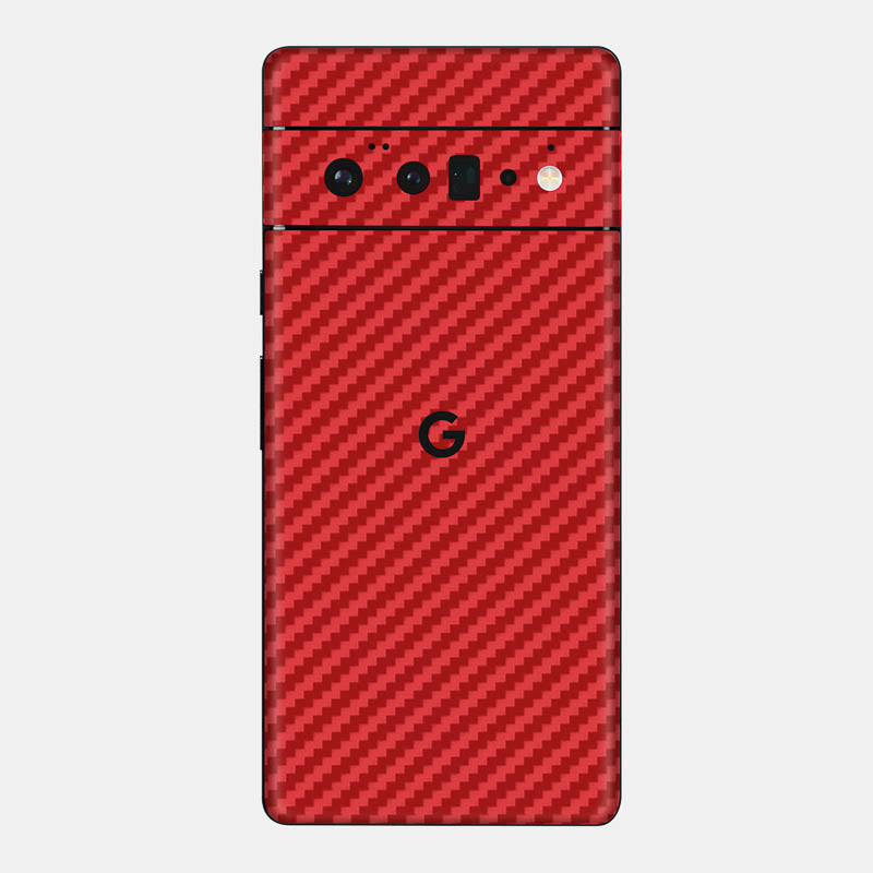 Carbon Fibre Red Glass Back