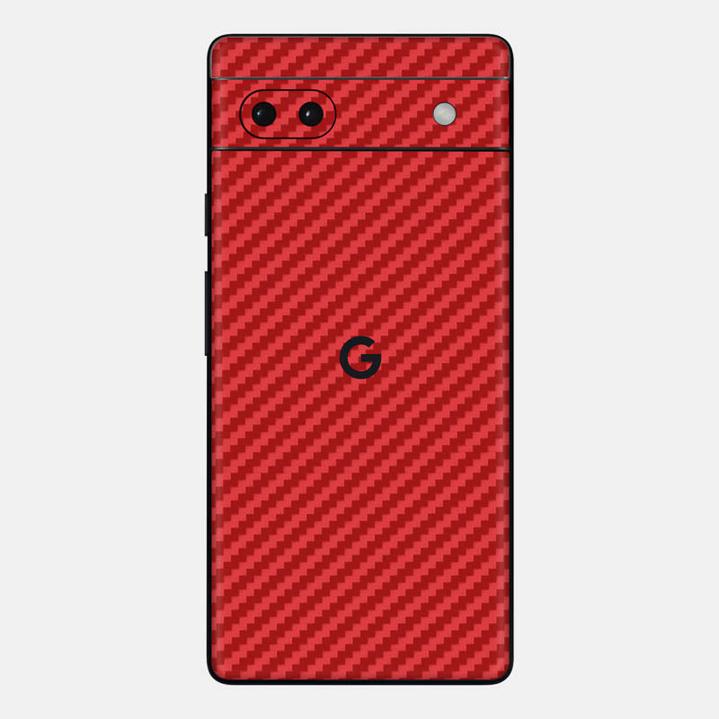 Glass Back Carbon Fibre Red