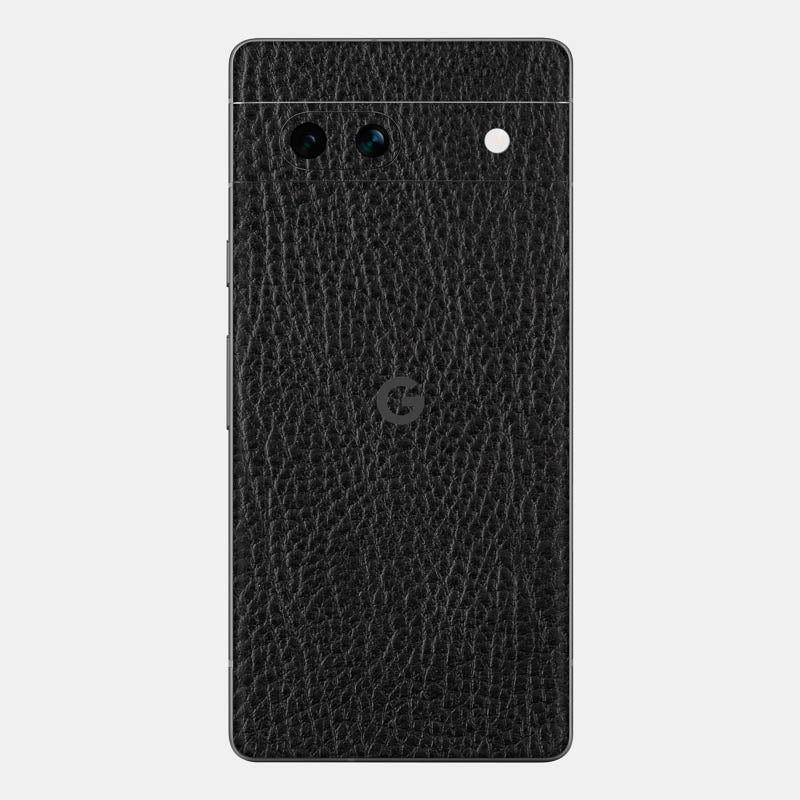 Black Leather Glass Back