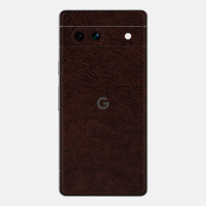 Brown Leather Glass Back