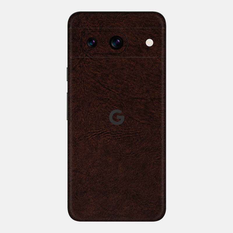 Brown Leather Glass Back