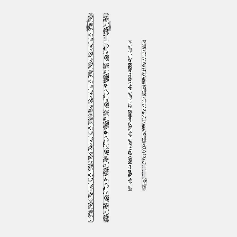 White Paisley Full Body