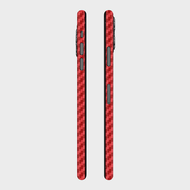 Carbon Fibre Red Full Back