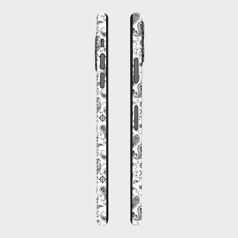 White Paisley Full Back