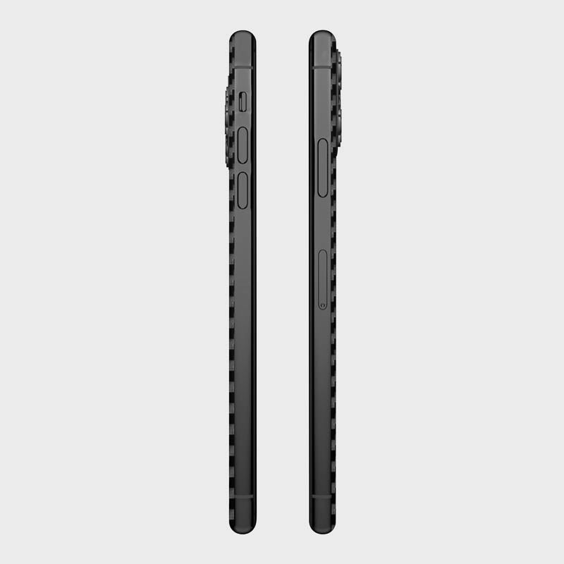 Carbon Fibre Black Glass Back