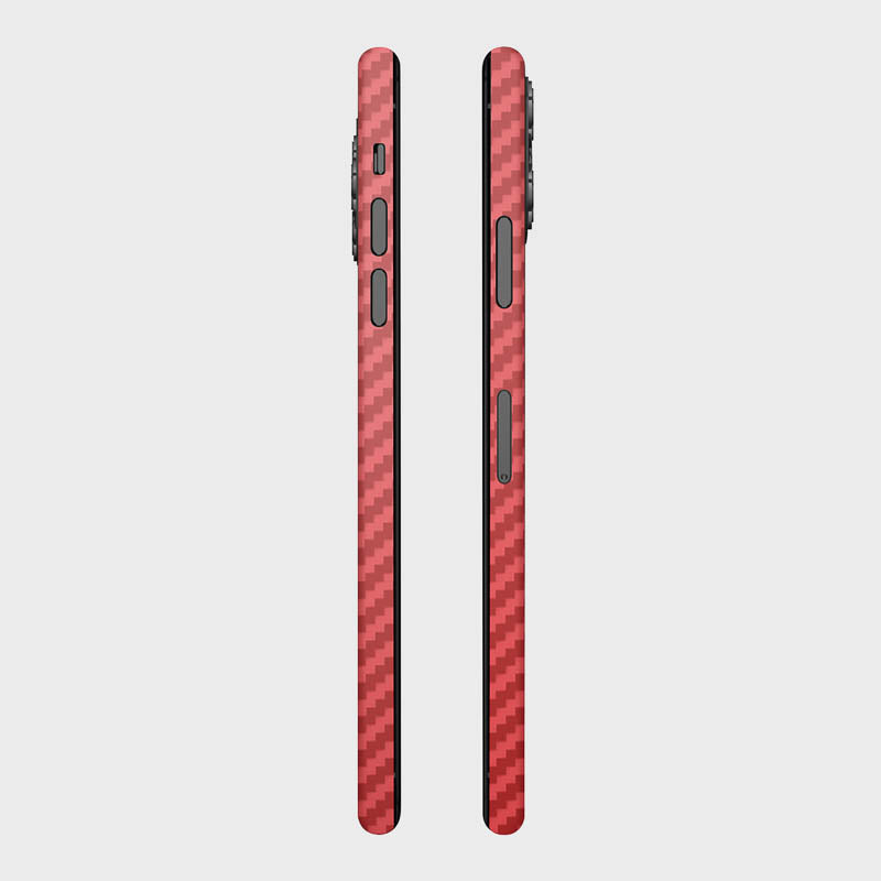 Carbon Fibre Red Full Back