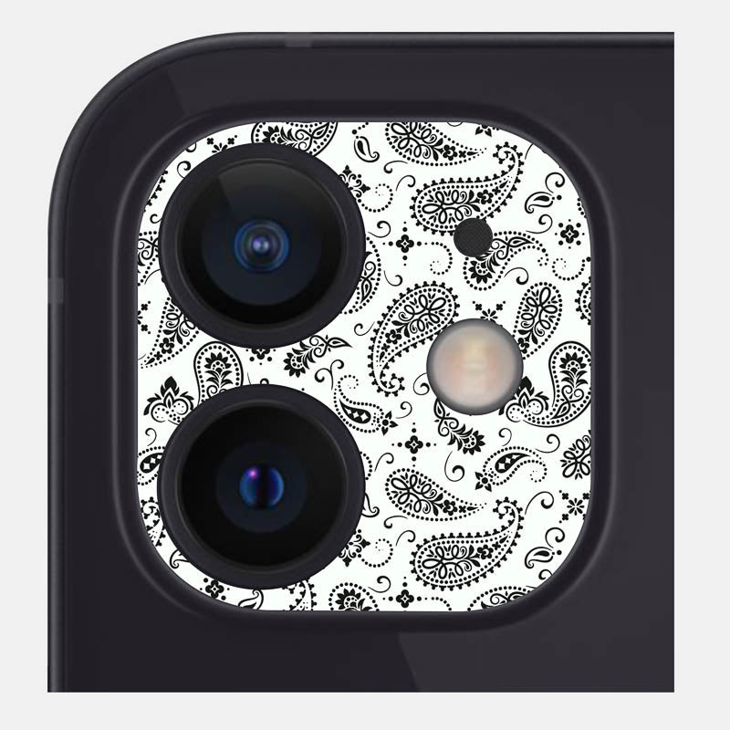White Paisley Pack of 2