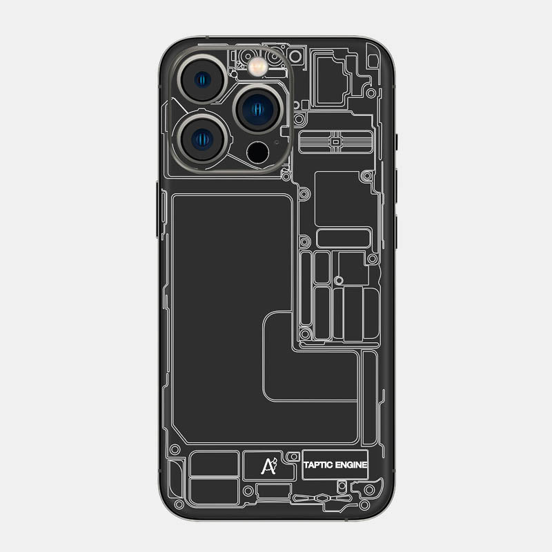 Teardown Black Glass Back