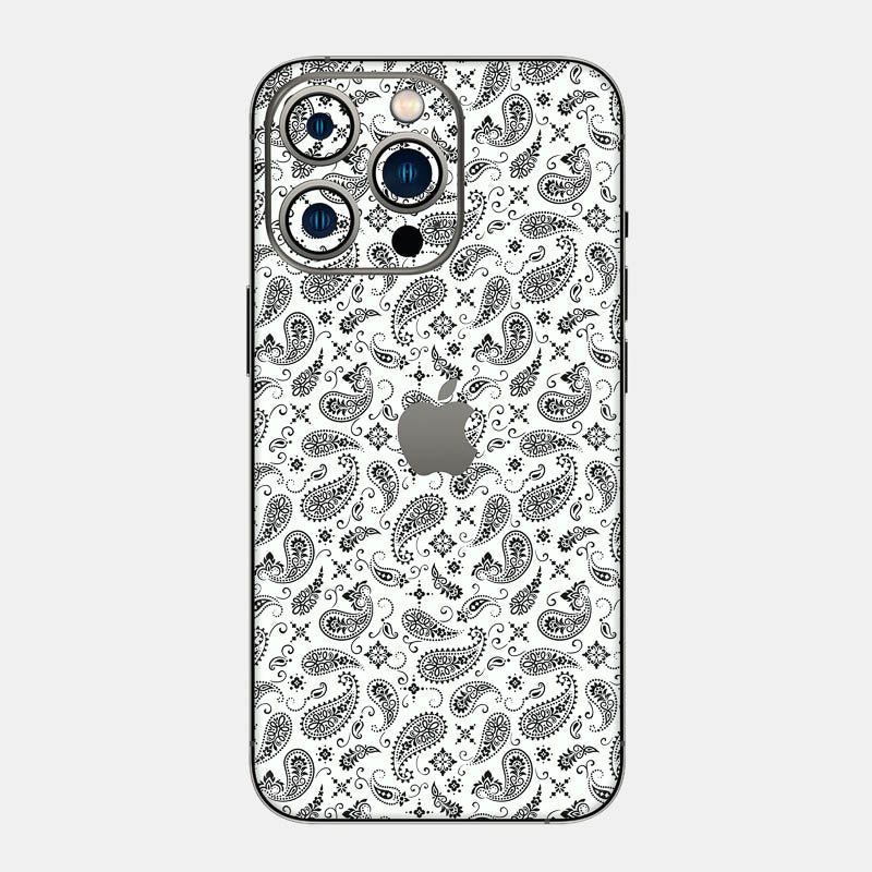 White Paisley Full Body