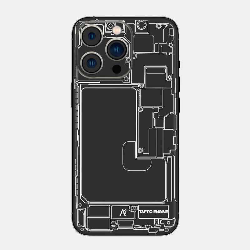 Teardown Black Glass Back