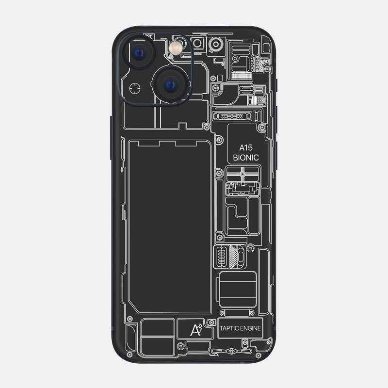 Teardown Black Glass Back