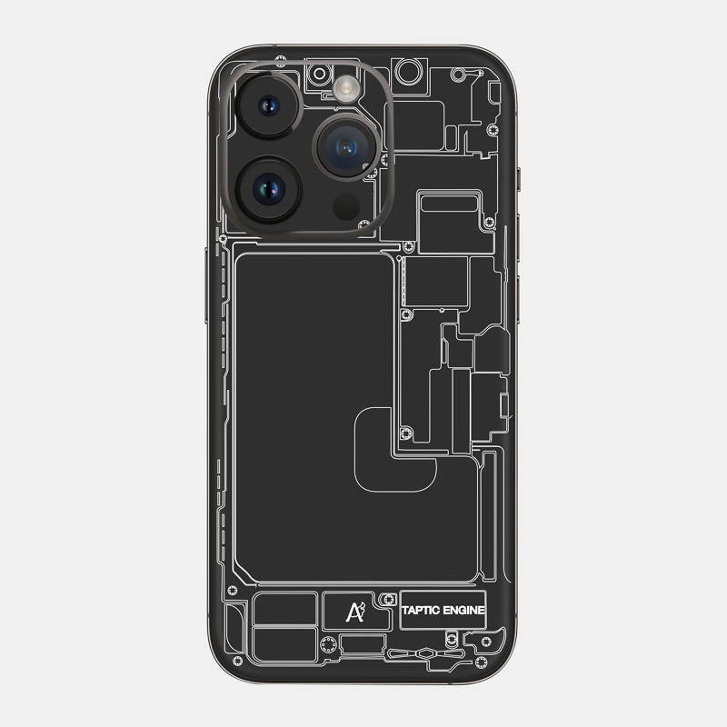 Teardown Black Glass Back