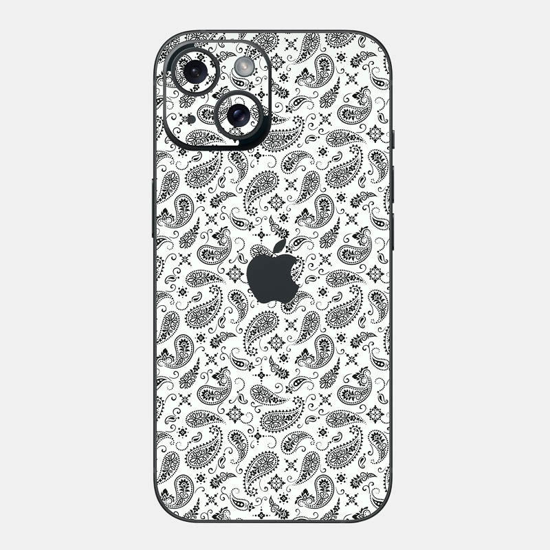 White Paisley Full Body