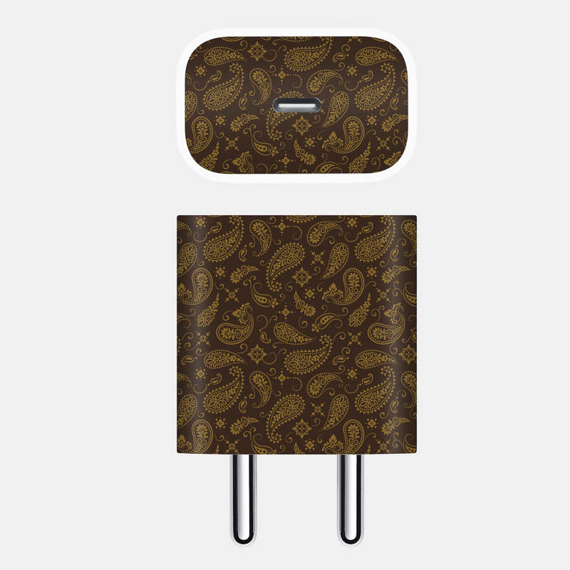Brown Paisley Full Body