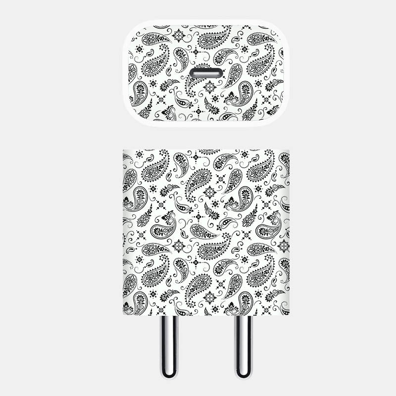 White Paisley Full Body