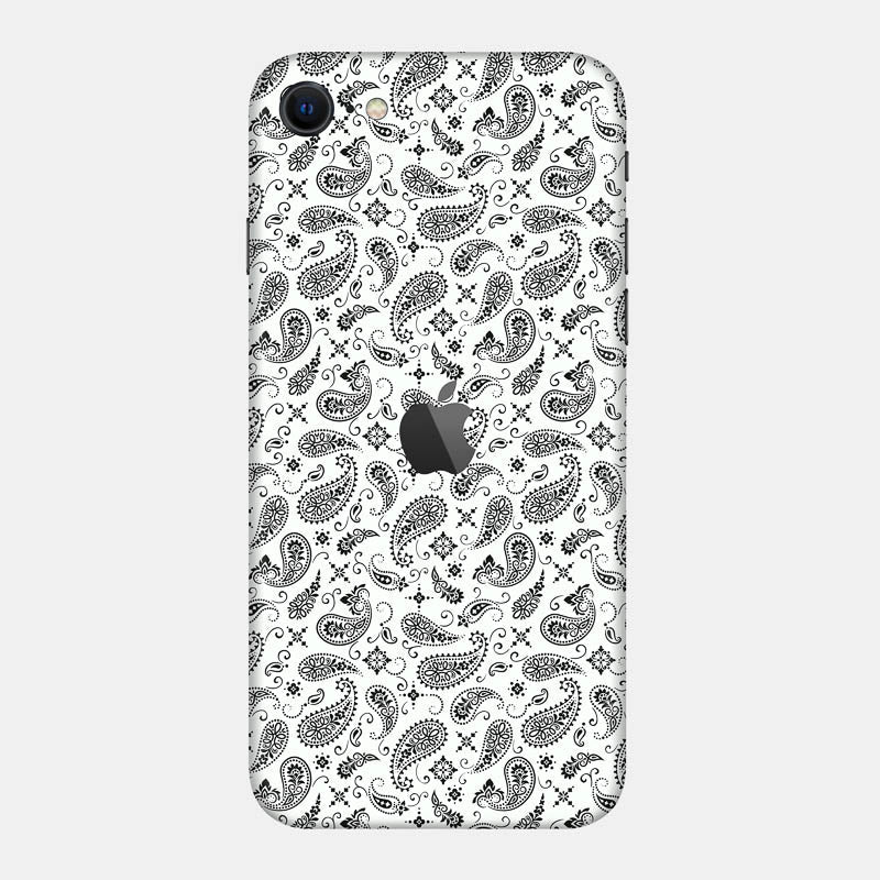 White Paisley Full Back