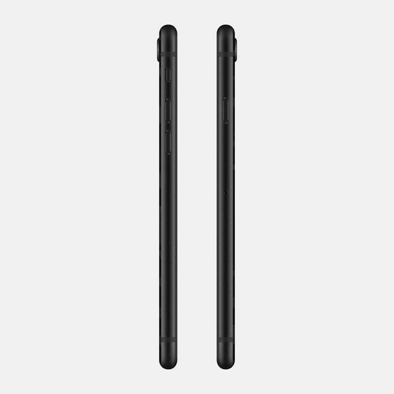 Black Camo Glass Back