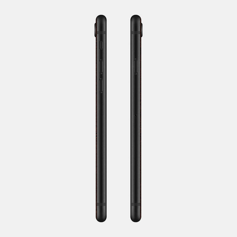 Brown Leather Glass Back