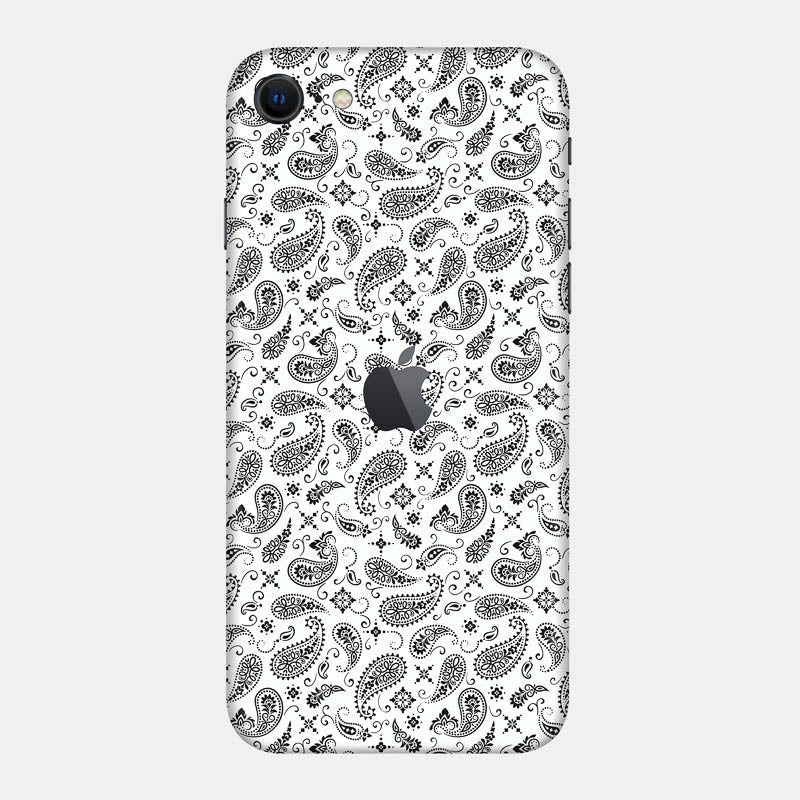 White Paisley Full Back