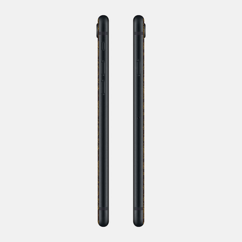 Brown Paisley Glass Back