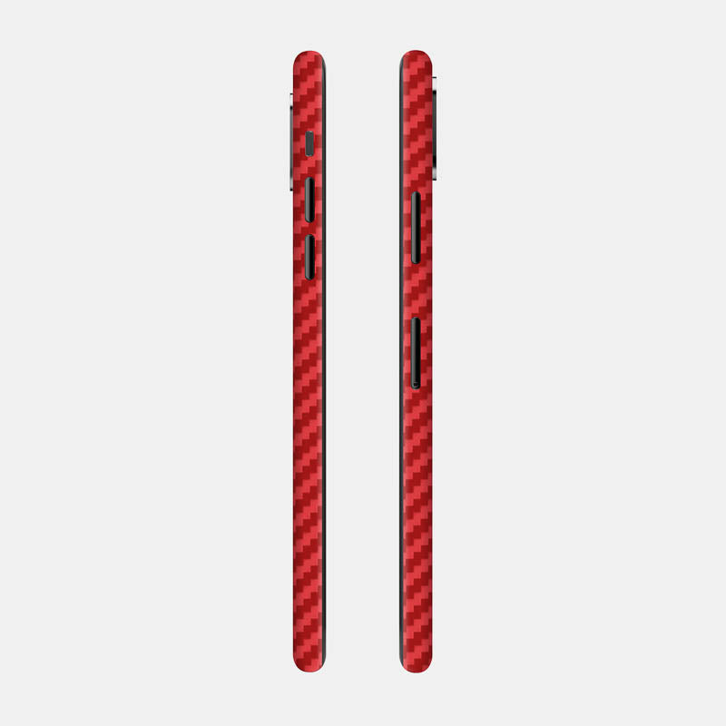 Carbon Fibre Red Full Back