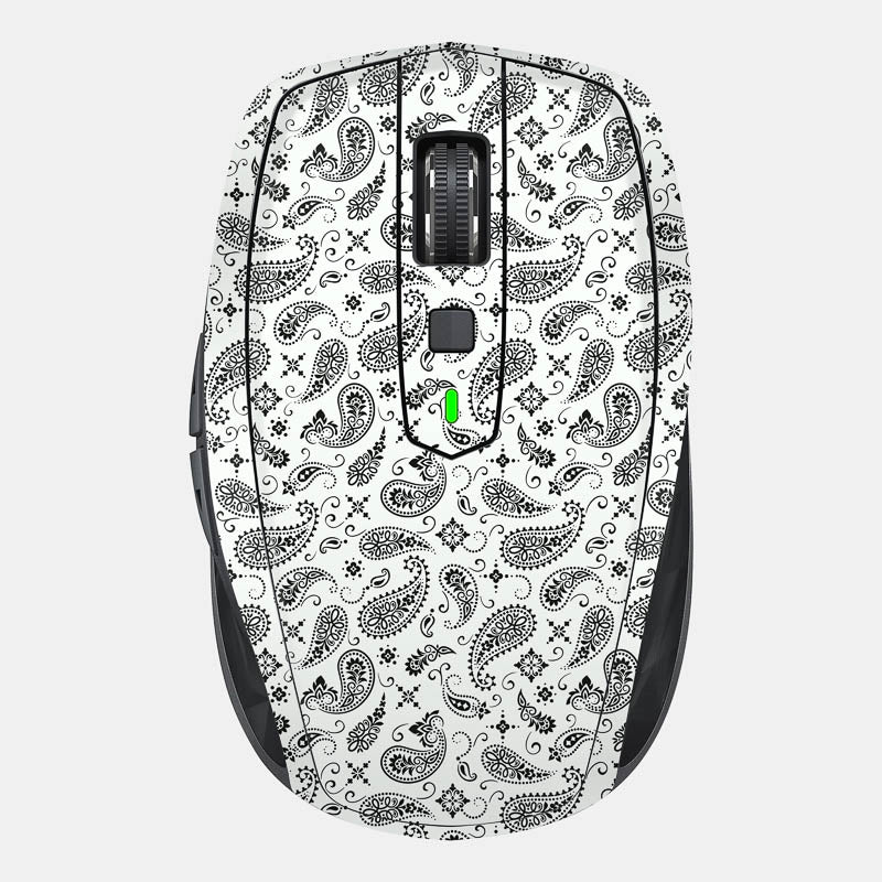 White Paisley Full Body