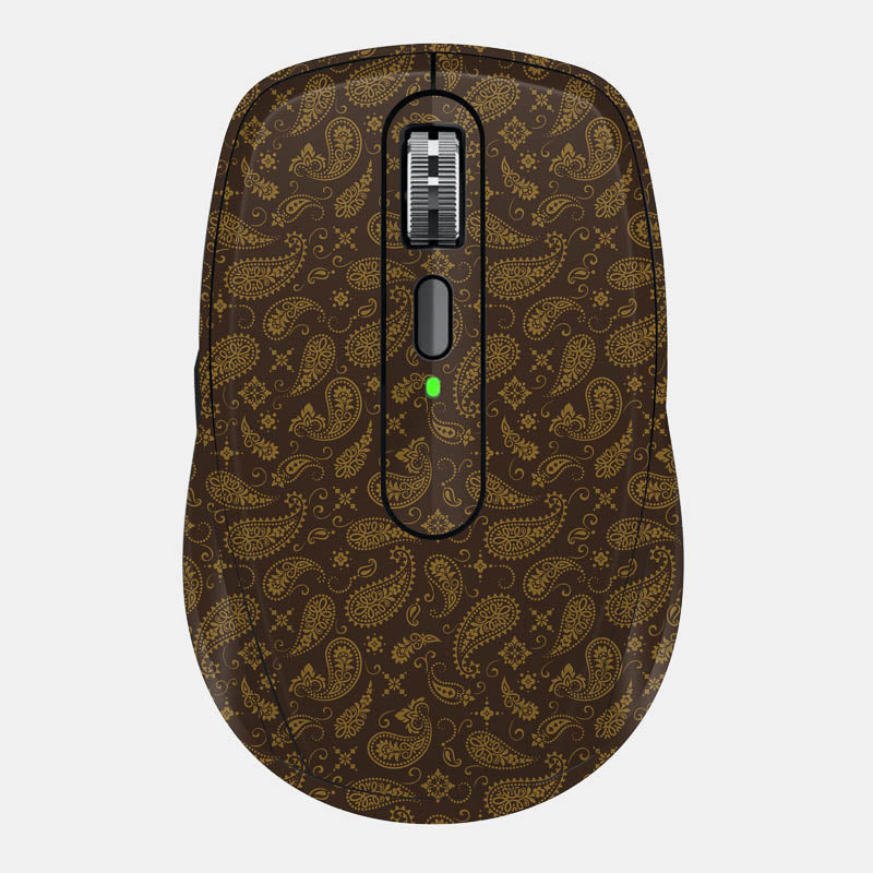 Brown Paisley Full Body
