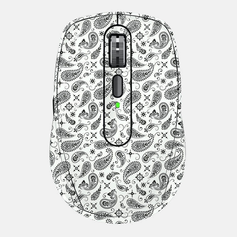 White Paisley Full Body