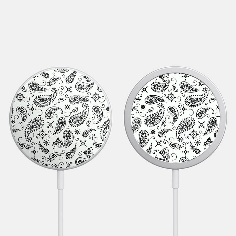 White Paisley Full Body