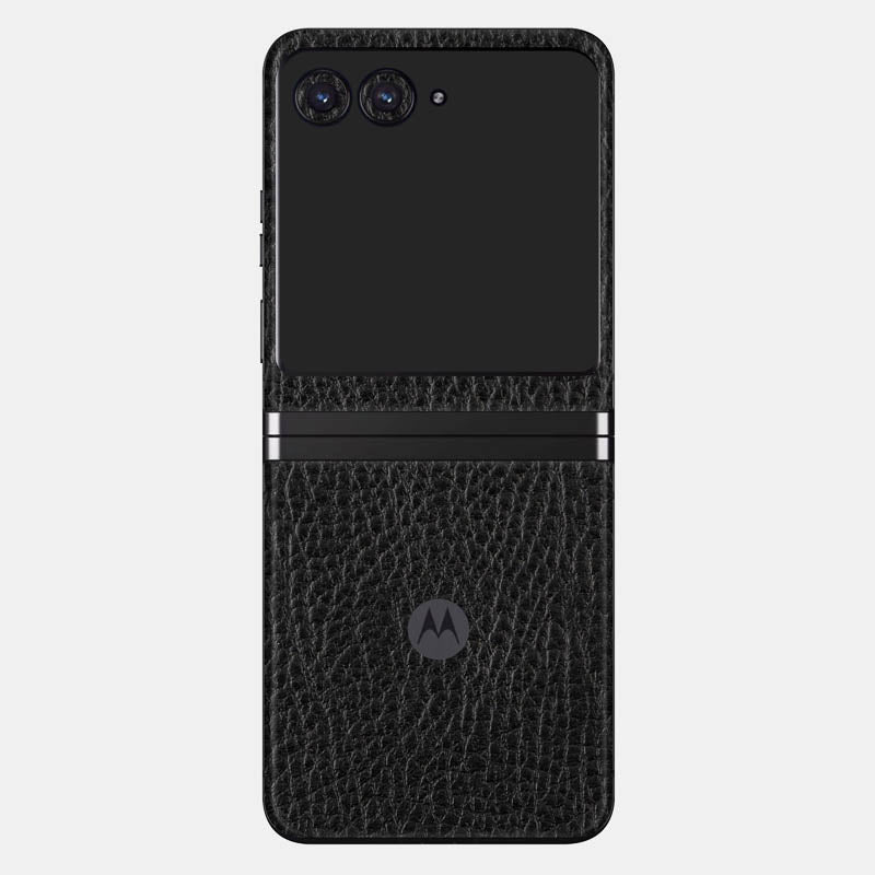 Black Leather Glass Back