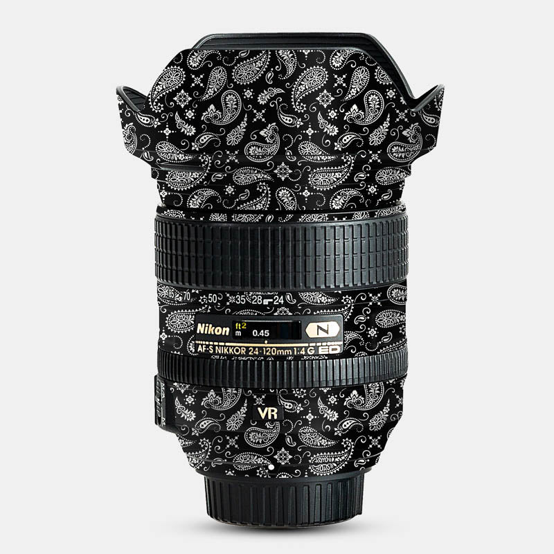 Black Paisley Full Body