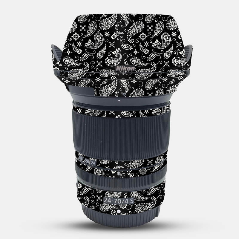 Black Paisley Full Body
