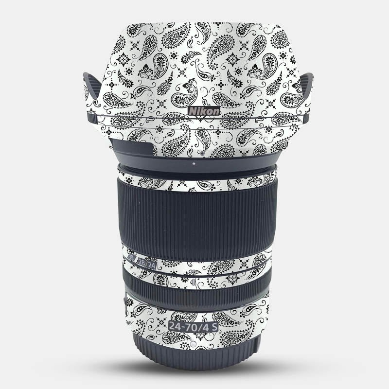 White Paisley Full Body