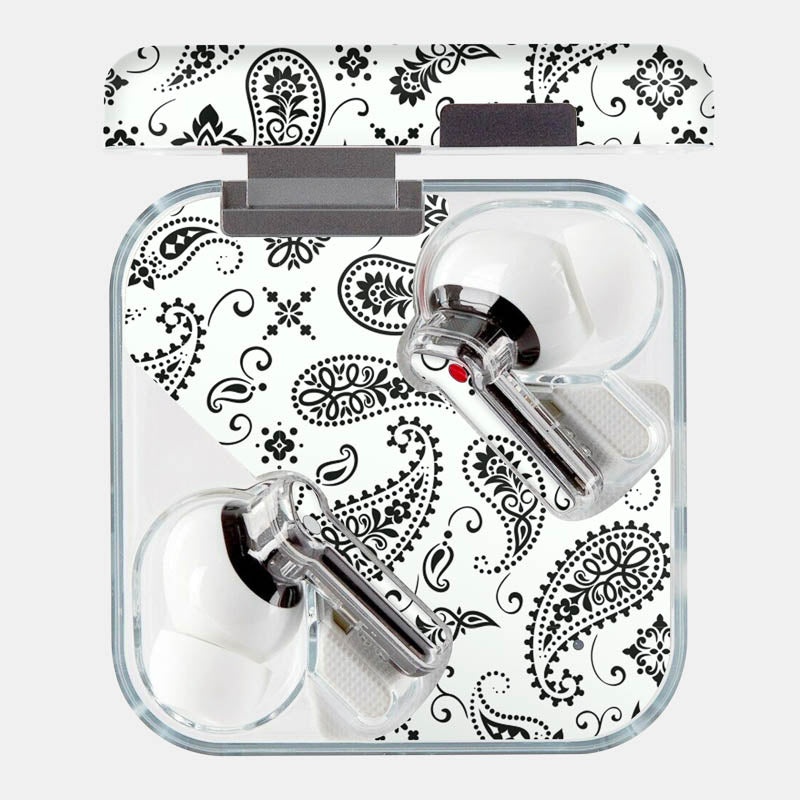 White Paisley Full Body