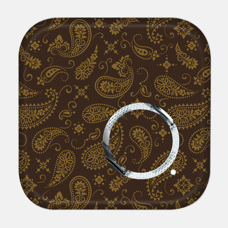 Brown Paisley Full Body